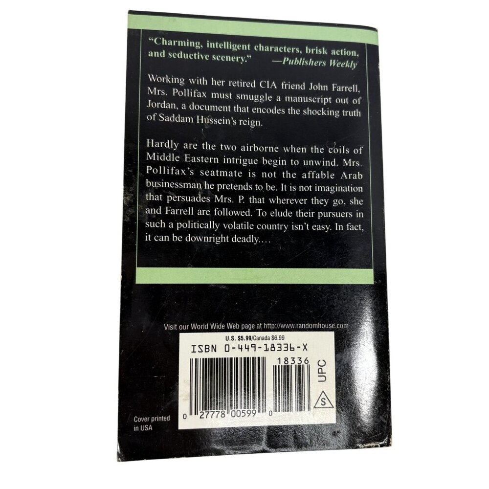 Mrs. Polifax Innocent Tourist Vintage Paperback Mystery Novel By Dorothy Gilman - Picture 2 of 15